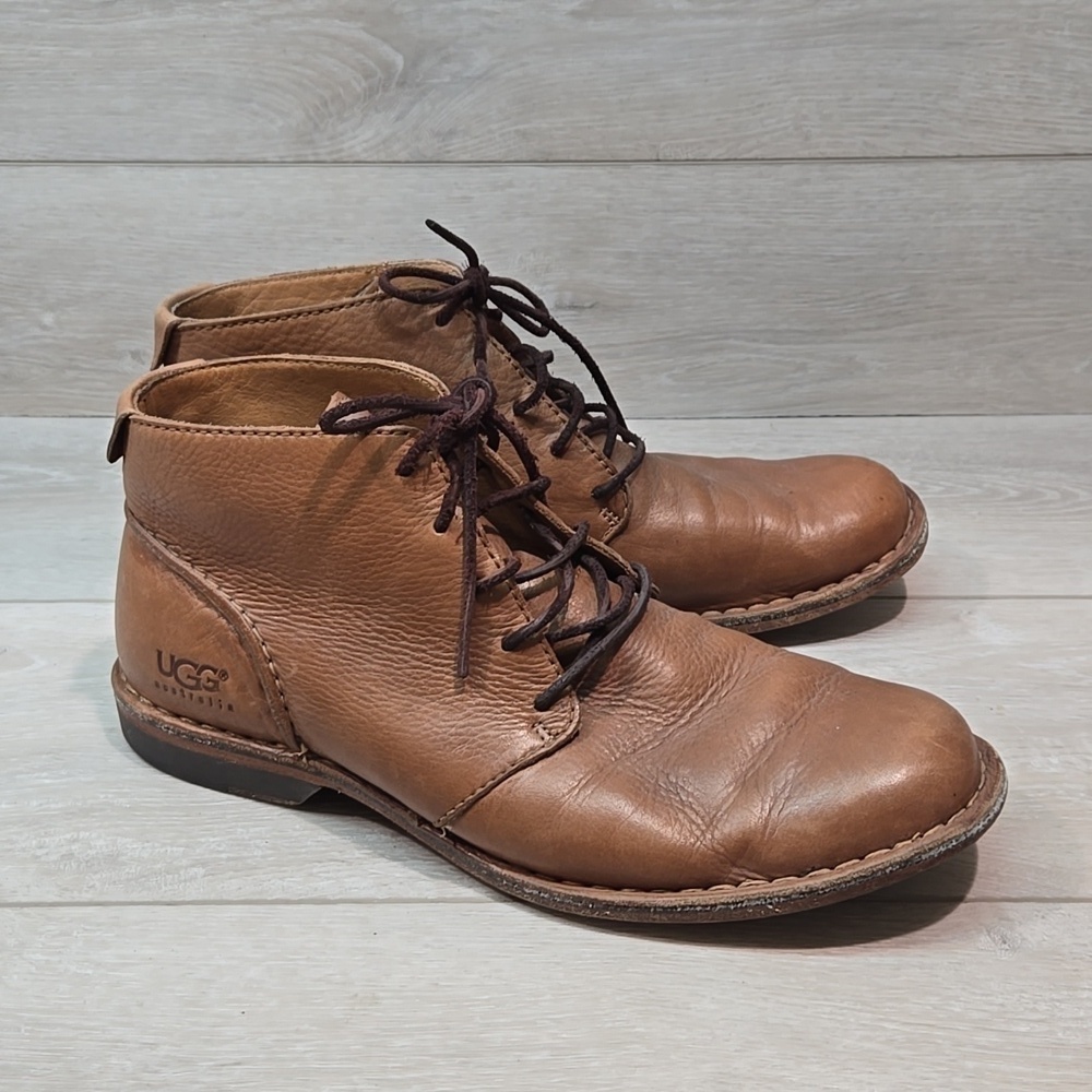 Ugg Australia Mens 5632 Ankle Leather Boots shoes sz 10